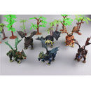 6 Pcs Lifelike Plastic Assembled Dinosaur Figures Dino Model Kids Toy Gift