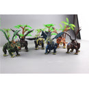 6 Pcs Lifelike Plastic Assembled Dinosaur Figures Dino Model Kids Toy Gift