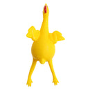 Soft Rubber Squeezing Plucked Chicken Laying Egg Tricky Toy Novelty Gift