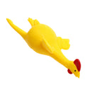 Soft Rubber Squeezing Plucked Chicken Laying Egg Tricky Toy Novelty Gift