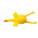 Soft Rubber Squeezing Plucked Chicken Laying Egg Tricky Toy Novelty Gift