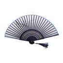 Folding Elegant Silk Bamboo Hand Fan Wedding & Party Decoration Favors Grey