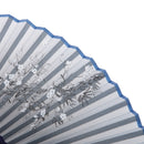 Folding Elegant Silk Bamboo Hand Fan Wedding & Party Decoration Favors Grey