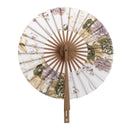 Folding Elegant Silk Bamboo Hand Fan Wedding & Party Decoration Favors Windmill Fan