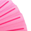 Polyester Fabric Hand Fan Flat Plain Plastic Keel Folding Purse Bamboo Girl Women Gifts Rose