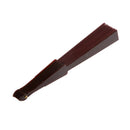 Polyester Fabric Hand Fan Flat Plain Plastic Keel Folding Purse Bamboo Girl Women Gifts Brown