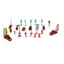 1/64 Alloy Fire Rescue Vehicle Models Die-cast Cars Toy Boys Gift Playset