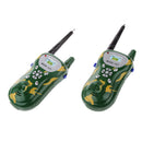 2 Pcs Plastic Two Way Radio Control Walkie Talkie Kids Toy Dark Camouflage