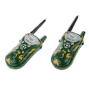 2 Pcs Plastic Two Way Radio Control Walkie Talkie Kids Toy Dark Camouflage