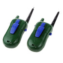 2 Pcs Plastic Two Way Radio Control Walkie Talkie Kids Toy Dark Camouflage