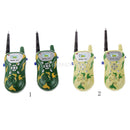 2 Pcs Plastic Two Way Radio Control Walkie Talkie Kids Toy Dark Camouflage