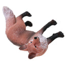 Simulation Red Fox Animal Model Figure Kids Toy Story Telling & Teaching Props