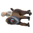 Realistic Mandrill Female With Baby Monkey Animal Model Figurine Kids Toy