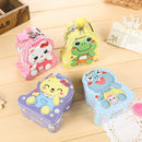 Cute Creative Cartoon Tin Piggy Bank Storage Saving Cash Money Coin Box Tin Jewelry Coin Money Saving Pot