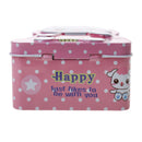Cute Creative Cartoon Tin Piggy Bank Storage Saving Cash Money Coin Box Tin Jewelry Coin Money Saving Pot