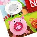 Set of Colorful Farm Animals Chunky Wooden Puzzle Blocks Jigsaw Kids Baby Brain Teasers Educational Creative Toy Gift