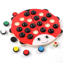 Kids Wooden Beetle Memory Chess Memory Board Game Travel Game Family Fun Toy