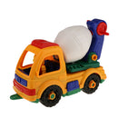 Colorful Mini Engineer Car Toy Assembly Concrete Mixer w/ Screwdriver Wrench
