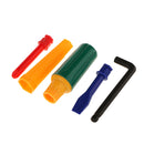 Colorful Mini Engineer Car Toy Assembly Concrete Mixer w/ Screwdriver Wrench