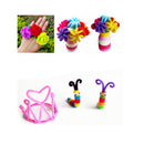100pcs Soft Wired Plush Pipe Cleaners Chenille Stems Toy for Kids Crafts Red