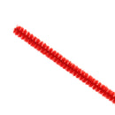 100pcs Soft Wired Plush Pipe Cleaners Chenille Stems Toy for Kids Crafts Red