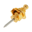 Skidproof Belt Button Strap Lock for Electric Guitar & Bass Music Acce Gold