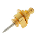 Skidproof Belt Button Strap Lock for Electric Guitar & Bass Music Acce Gold