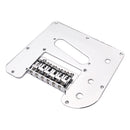 Chrome Plated 6 String Electric LAP Steel Guitar Control Plate w/ Bridge Set