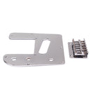 Chrome Plated 6 String Electric LAP Steel Guitar Control Plate w/ Bridge Set