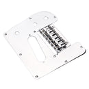 Chrome Plated 6 String Electric LAP Steel Guitar Control Plate w/ Bridge Set