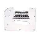 Chrome Plated 6 String Electric LAP Steel Guitar Control Plate w/ Bridge Set