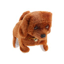 Plush Walking Barking Electronic Dog Toy Kids Soft Stuffed Toy Random Color