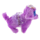 Plush Walking Barking Electronic Dog with Dress Kids Soft Toy Random Color
