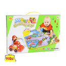 Children Multi-function Music Game Carpet Baby Crawling Mat -Circulation Map