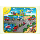 Children Multi-function Music Game Carpet Baby Crawling Mat -Circulation Map