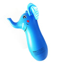 Christmas Home Yard Lawn Decoration Inflatable Tumbler Kids Play Fun Inflatable Elephant Outdoor Game Toy Gift Blue