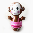 Christmas Home Yard Lawn Decoration Inflatable Tumbler Kids Play Fun Inflatable Monkey Outdoor Game Toy Gift