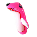 Christmas Home Yard Lawn Decoration Inflatable Tumbler Kids Play Fun Inflatable Pink Seal Outdoor Game Toy Gift