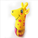 Christmas Home Yard Lawn Decoration Inflatable Tumbler Kids Play Fun Inflatable Sika Deer Outdoor Game Toy Gift