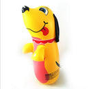Christmas Home Yard Lawn Decoration Inflatable Tumbler Kids Play Fun Inflatable Yellow Dog Outdoor Game Toy Gift