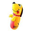 Christmas Home Yard Lawn Decoration Inflatable Tumbler Kids Play Fun Inflatable Yellow Dog Outdoor Game Toy Gift
