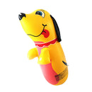 Christmas Home Yard Lawn Decoration Inflatable Tumbler Kids Play Fun Inflatable Yellow Dog Outdoor Game Toy Gift