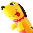 Christmas Home Yard Lawn Decoration Inflatable Tumbler Kids Play Fun Inflatable Yellow Dog Outdoor Game Toy Gift