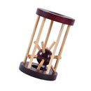 Wood Luban Lock Take out Spiked Ball Chinese Intelligence Game Kids Puzzle Toys