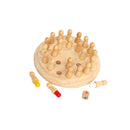 Classic Wooden Color Memory Chess Puzzle Intelligence Game Kids Toy Gift