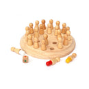 Classic Wooden Color Memory Chess Puzzle Intelligence Game Kids Toy Gift