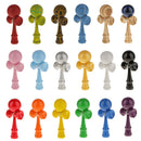 Wooden Unpainted Bamboo Pattern Kendama Toy Skill Ball Kids Sport Party Game