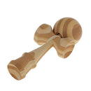 Wooden Unpainted Bamboo Pattern Kendama Toy Skill Ball Kids Sport Party Game