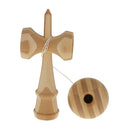Wooden Unpainted Bamboo Pattern Kendama Toy Skill Ball Kids Sport Party Game