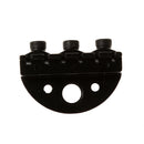 Alloy Black 6 Strings Guitar Tailpiece Tremolo Bridge For Headless Electric Guitar